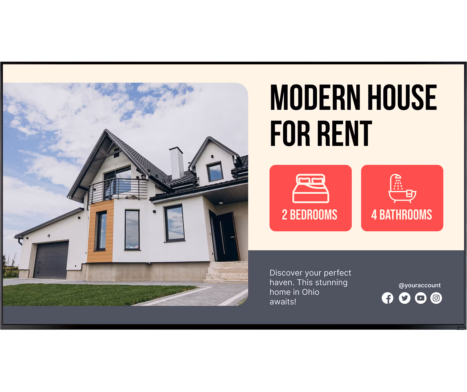 Offline playback Modern Hous Template
